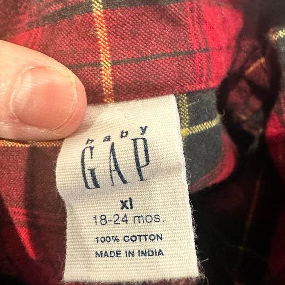 Grateful Dead Bears Toddler Plaid Flannel Button Down Shirt XL 18 Months Unique - Picture 4 of 4